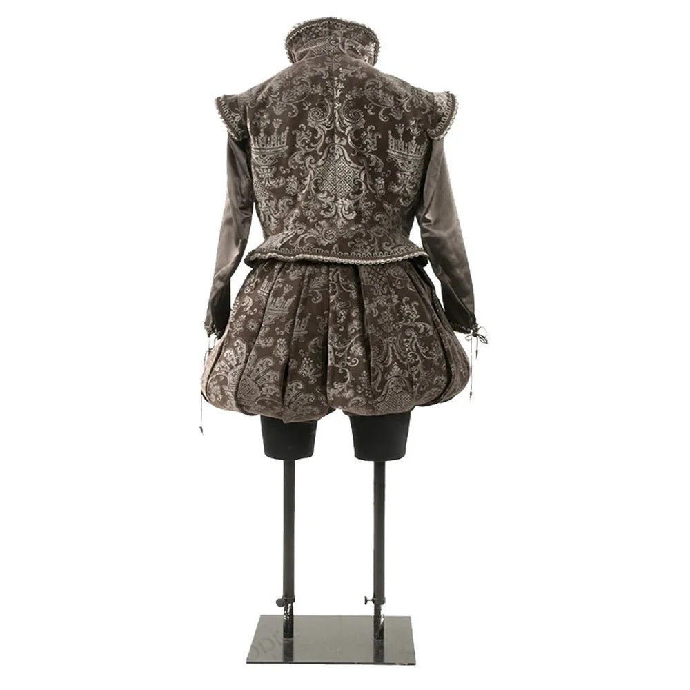 Traje de Rei Tudor do Século 15 - Nobre Renascença Príncipe Cosplay | Série Medieval Estrela do Cosplay - Estrela Cosplay