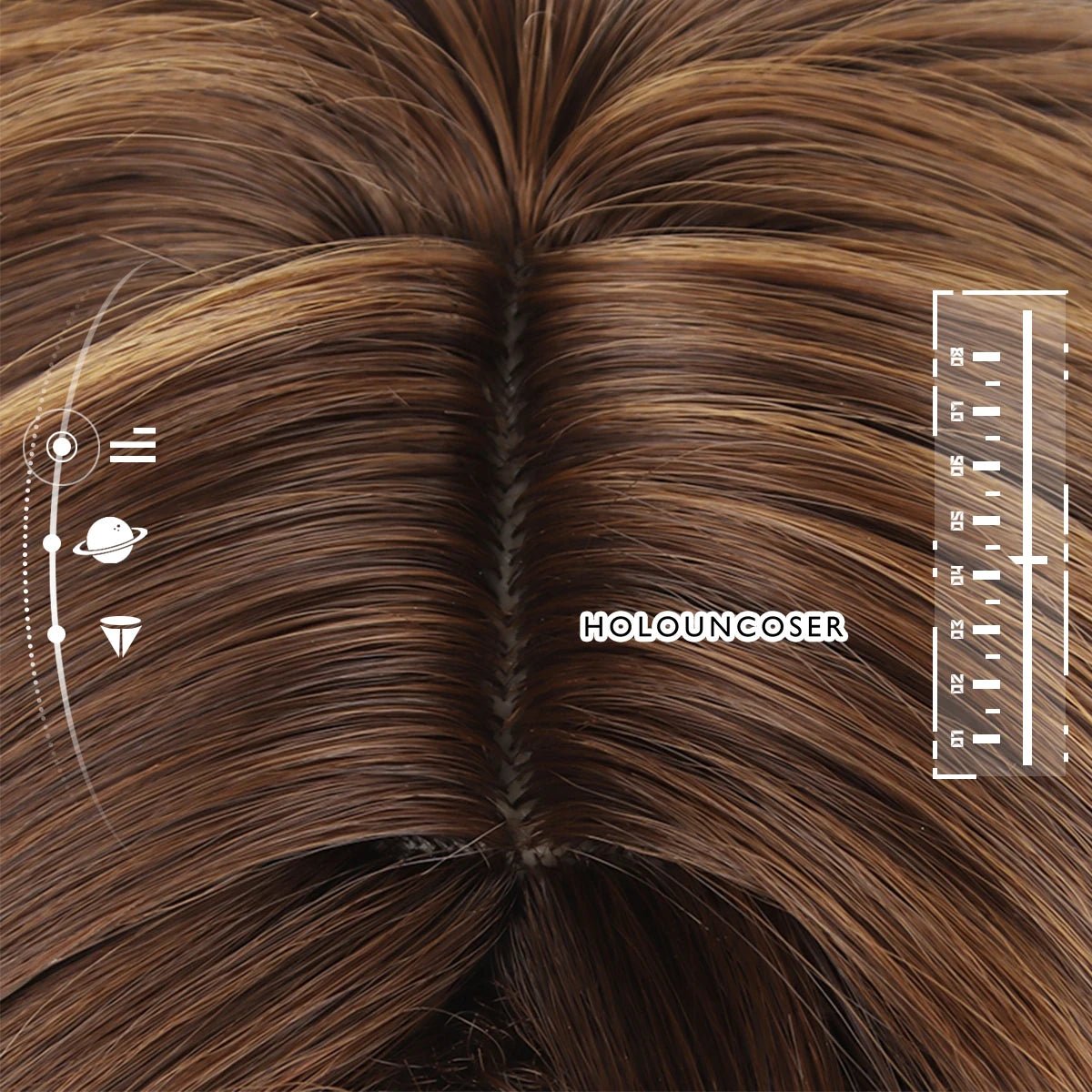 Peruca Cosplay Welt Yang Honkai Star Rail - Rosa Rede Térmica Fibra Sintética Tamanho Ajustável Halloween Natal - Estrela Cosplay