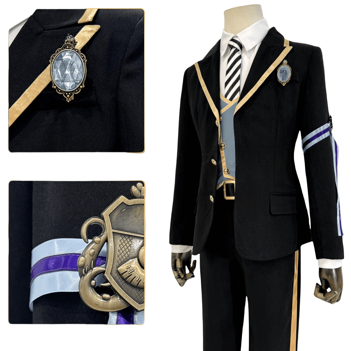 Fantasia Cosplay Twisted Wonderland - Heartslabyul, Savanaclaw, Octavinelle, Scarabia, Ignihyde - Estrela Cosplay