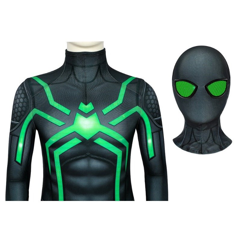 Fantasia Spider-Man Big Time Suit Stealth Cosplay para Crianças - Estrela Cosplay