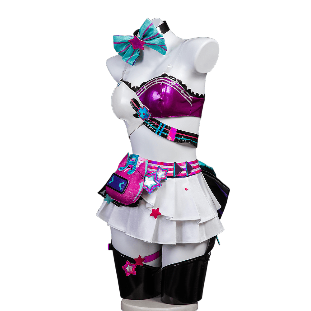 Fantasia de Hatsune Miku Colaboração MUSYNX - Traje de Cosplay para Fãs de Anime - Estrela Cosplay