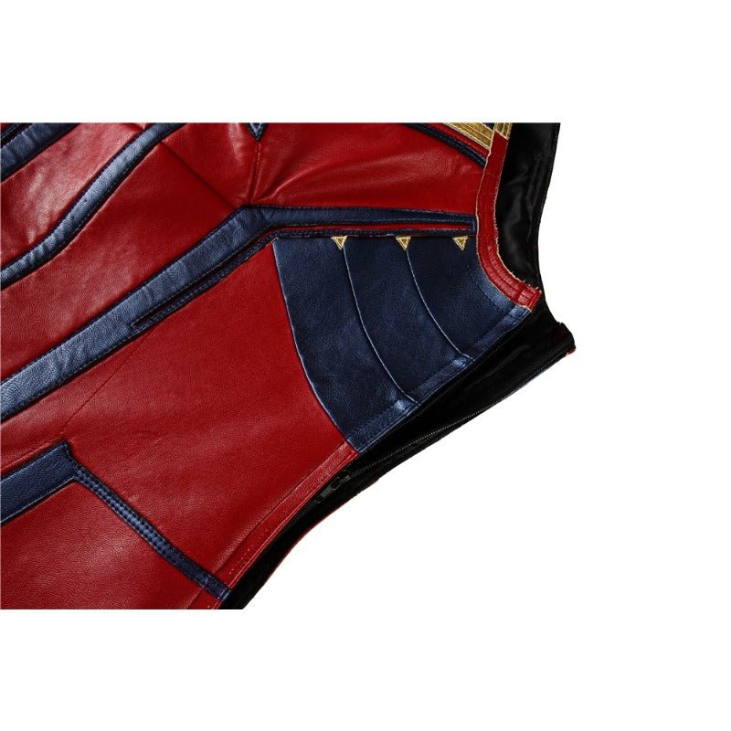 Fantasia de Captain Marvel Endgame - Macacão com Sapatos - Traje de Herói Avengers 4 - Estrela Cosplay