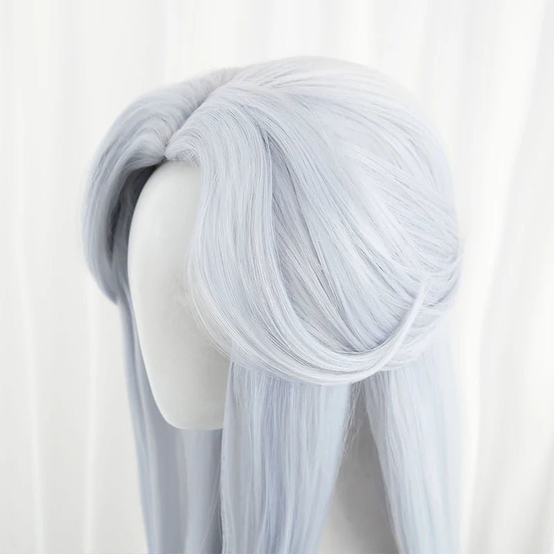 Peruca Cosplay Alune Spirit Blossom LOL 65cm Longa para Mulher - Cabelo Sintético Resistente ao Calor - Estrela Cosplay