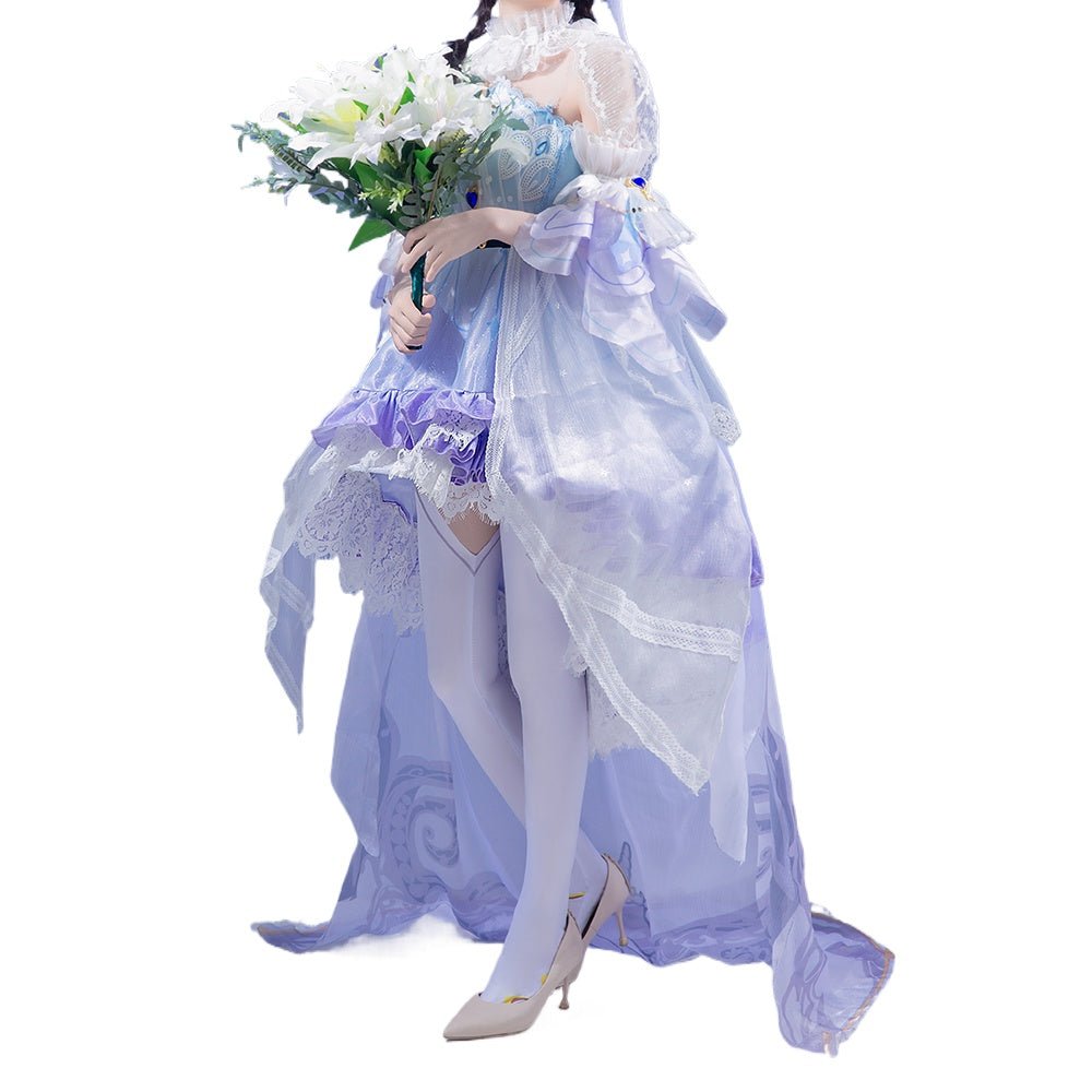 Vestido de Casamento Da Qiao Cosplay - Traje Inspirado em Honor of Kings para Mulheres - Estrela Cosplay