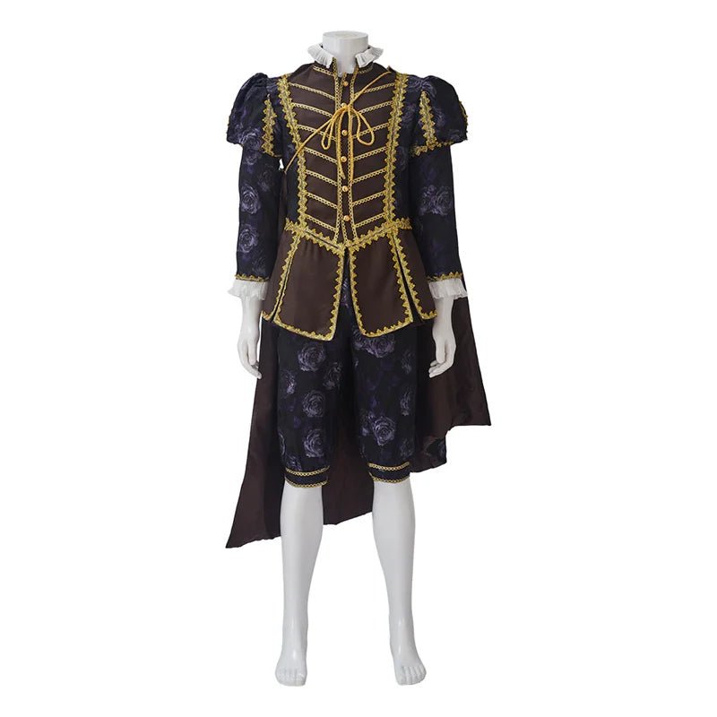Traje de Cosplay Rei Tudor & Nobre - Conjunto Príncipe Renascença Medieval com Capa | Estrela do Cosplay - Estrela Cosplay