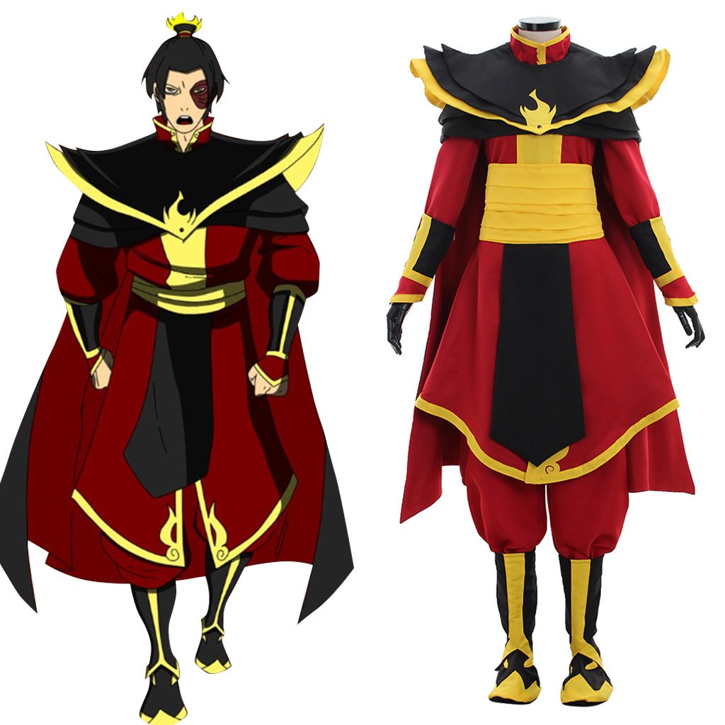Avatar: O Último Mestre do Ar - Fantasia Cosplay do Príncipe Zuko e Azula - Estrela Cosplay
