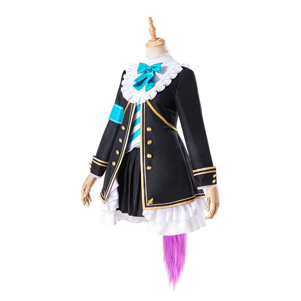 Fantasia Mejiro McQueen Cosplay - Traje Elegante Inspirado no Anime Uma Musume: Pretty Derby - Estrela Cosplay