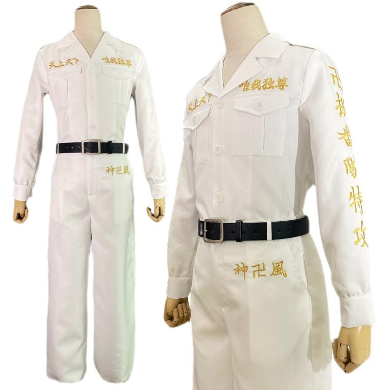 Fantasia de Cosplay Haijima Ran e Haijima Ryou de Tokyo Revengers - Qualidade Premium - Estrela Cosplay