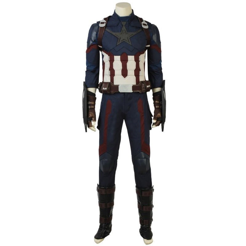 Fantasia Captain America Steve Rogers Guerra Infinita | Estrela do Cosplay - Estrela Cosplay