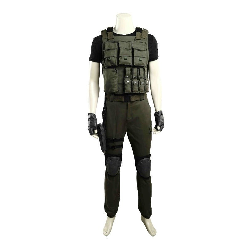 Fantasia de Cosplay Chris Redfield Resident Evil - Traje de Personagem de Jogo de Alta Qualidade - Estrela Cosplay