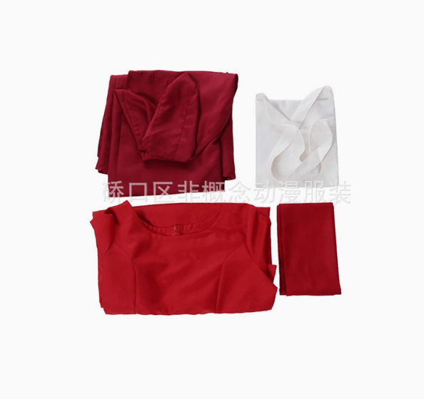 Fantasia Completa The Handmaid's Tale - Manto Vermelho, Lenço, Saia, Bolsa, Touca para Halloween - Estrela Cosplay
