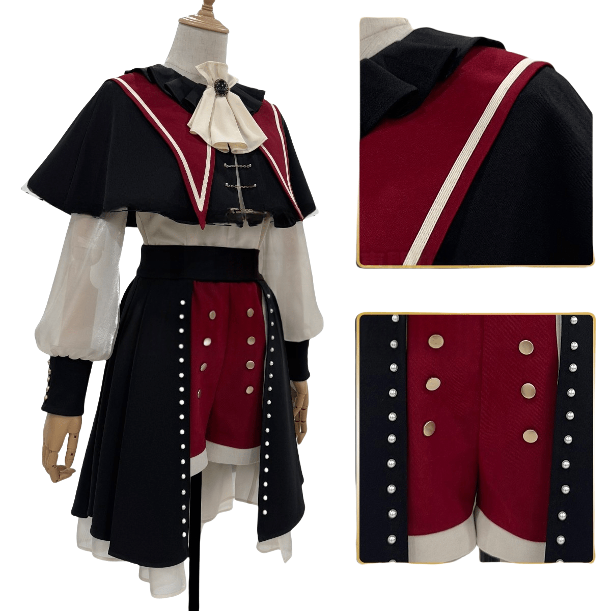 Fantasia de Cosplay Wakaba Mutsumi de BanGDream Ave Mujica - Traje de Anime de Alta Qualidade - Estrela Cosplay