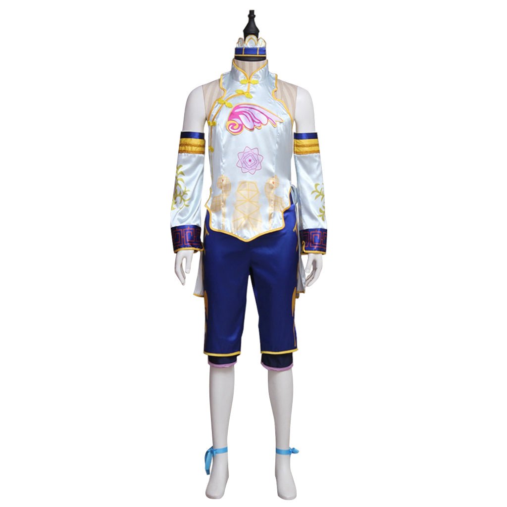 Fantasia de Cosplay Soul Calibur Xianghua | Série de Cosplay de Jogos | Traje de Guerreira Elegante - Estrela Cosplay