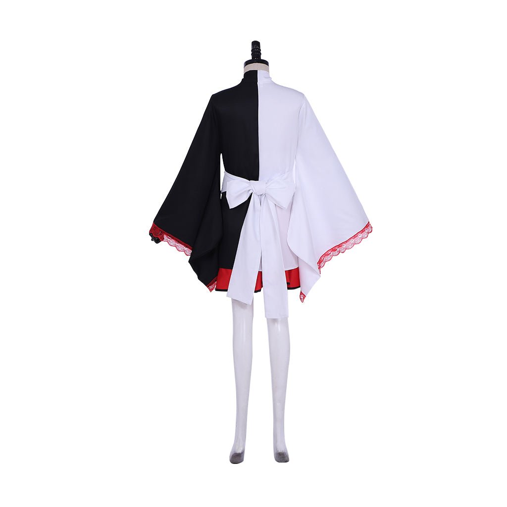 Fantasia de Cosplay Danganronpa Monokuma – Avental Kimono Vestido Feminino para Eventos - Estrela Cosplay