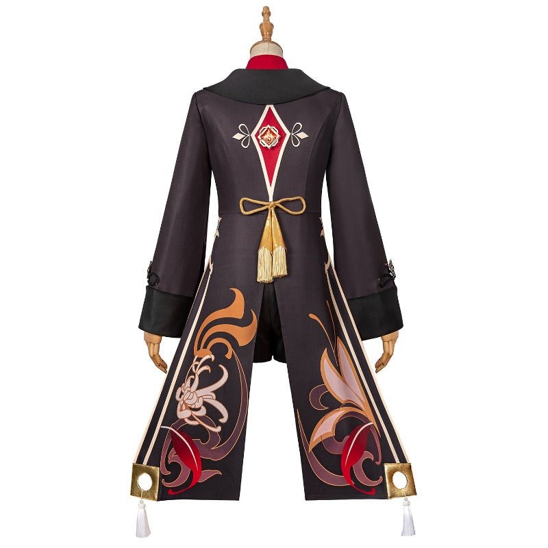 Fantasia de Hutao de Genshin Impact - Traje de Halloween com Chapéu - Estrela Cosplay
