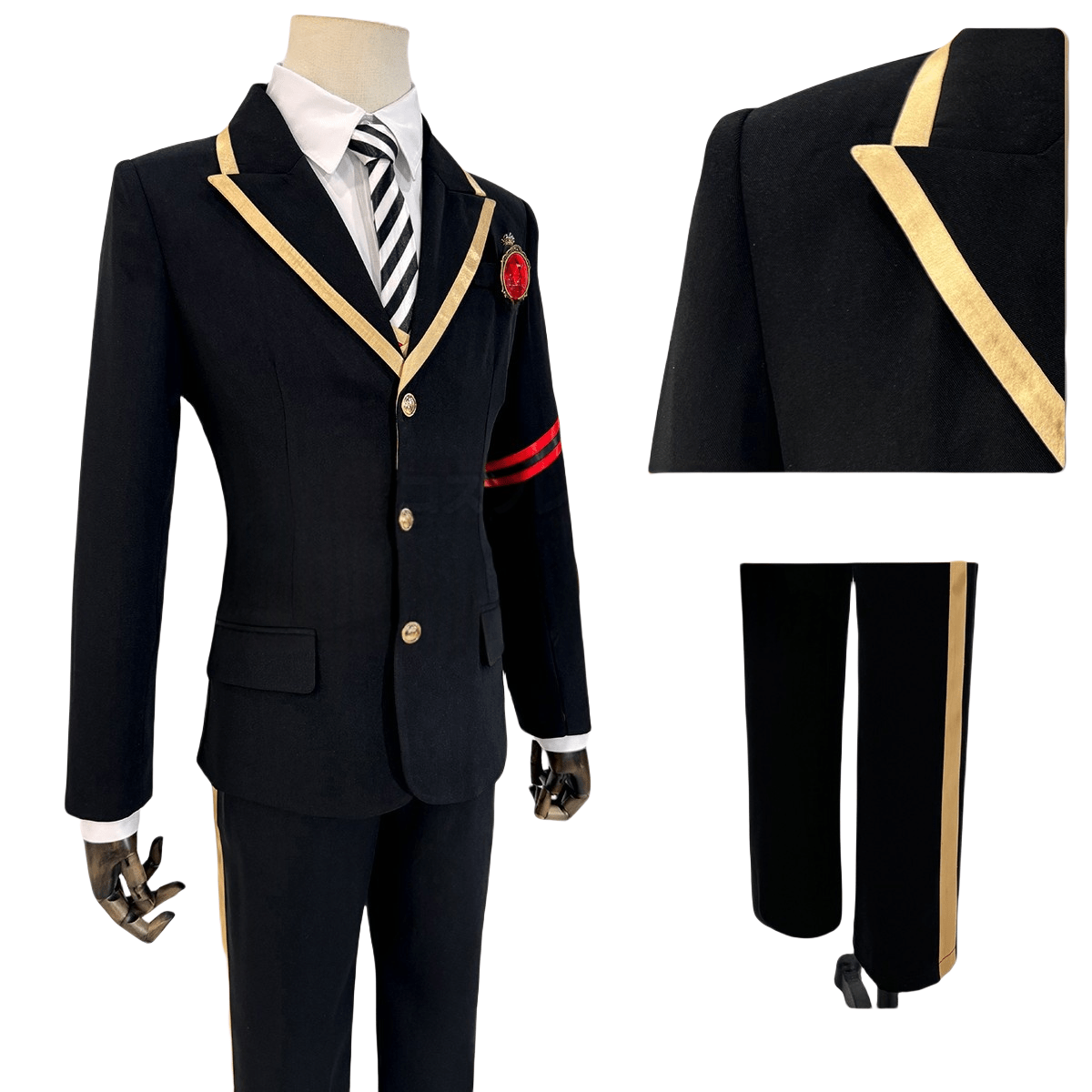 Fantasia de Cosplay Riddle Rosehearts Twisted Wonderland - Qualidade Premium - Estrela Cosplay