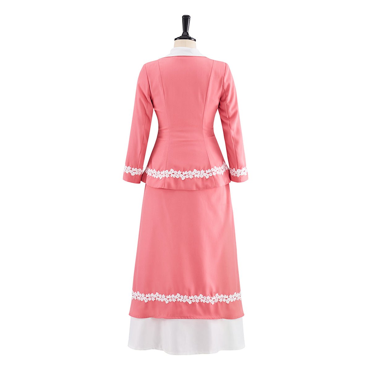 Fantasia Edward Rosa Cosplay - Conjunto Elegante Saia Rosa - Estrela Cosplay