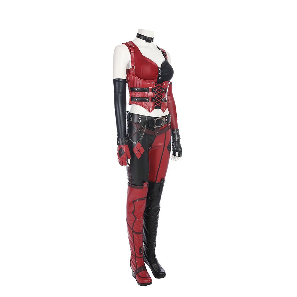 Fantasia de Harley Quinn de Batman: Arkham City - Traje de Personagem de Jogo de Alta Qualidade - Estrela Cosplay