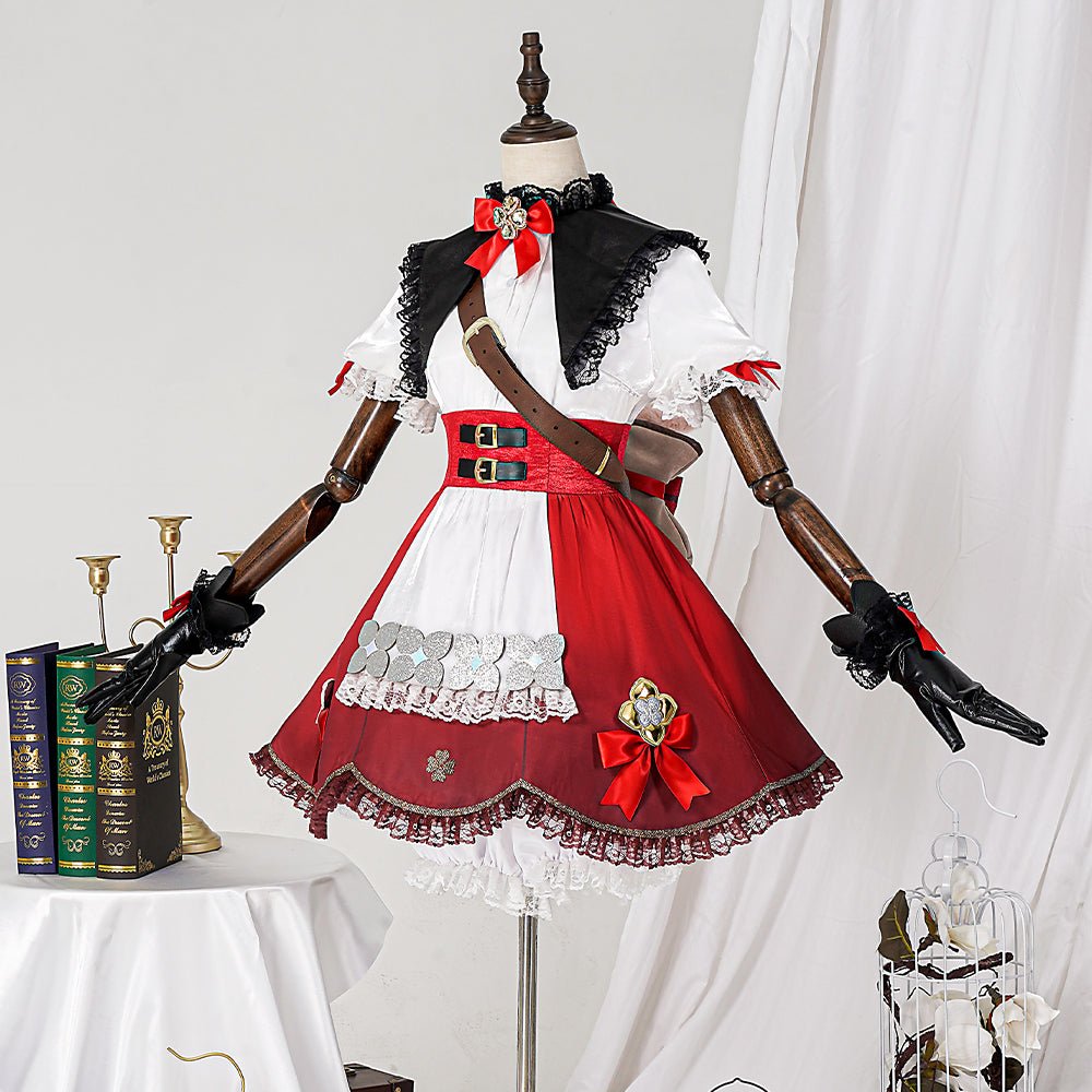 Traje de Cosplay Klee Genshin Impact para Mulheres - Estrela Cosplay