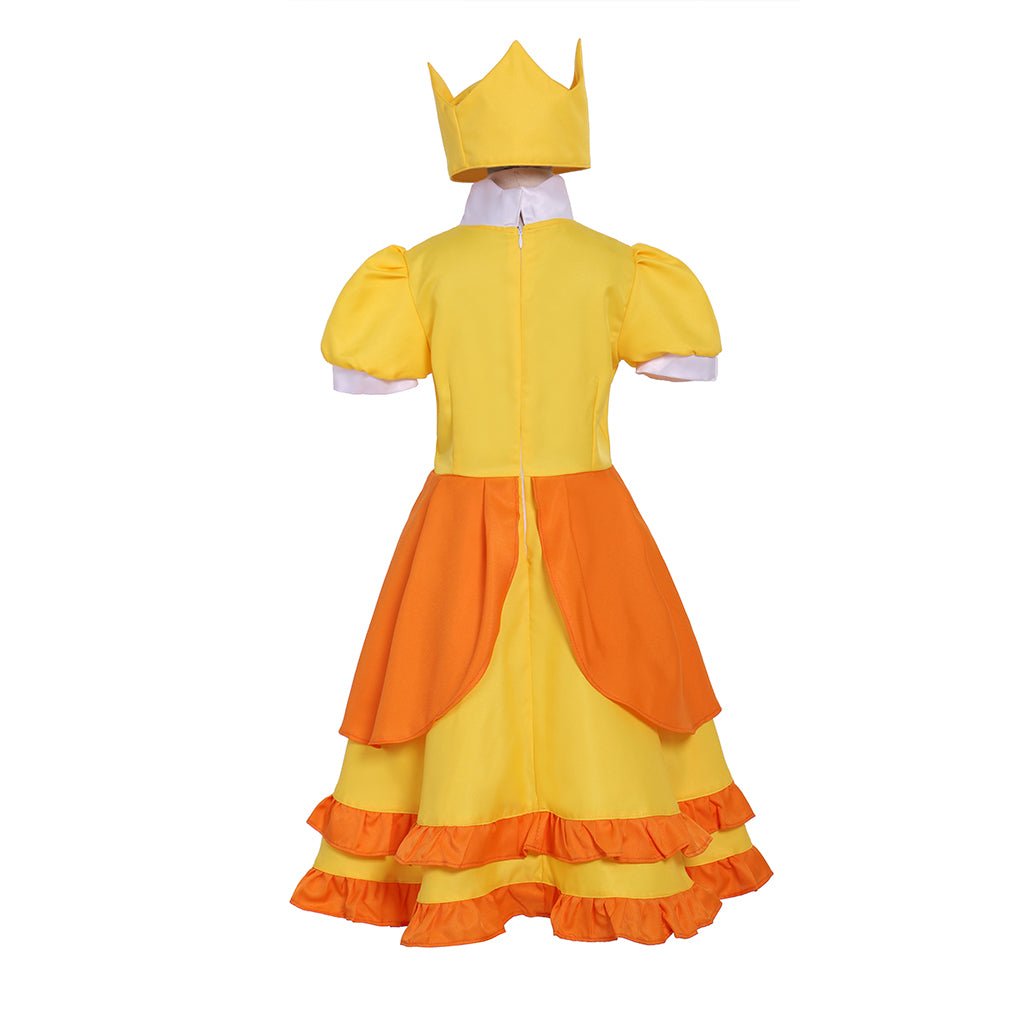 Fantasia de Princesa Daisy para Meninas - Vestido Lolita Fofo para Festas e Cosplay - Estrela Cosplay