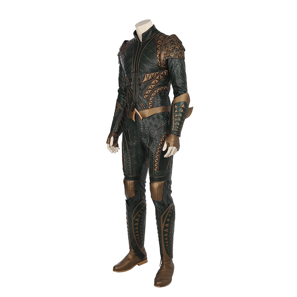 Fantasia de Aquaman da Liga da Justiça - Traje de Filme de Qualidade Premium - Estrela Cosplay