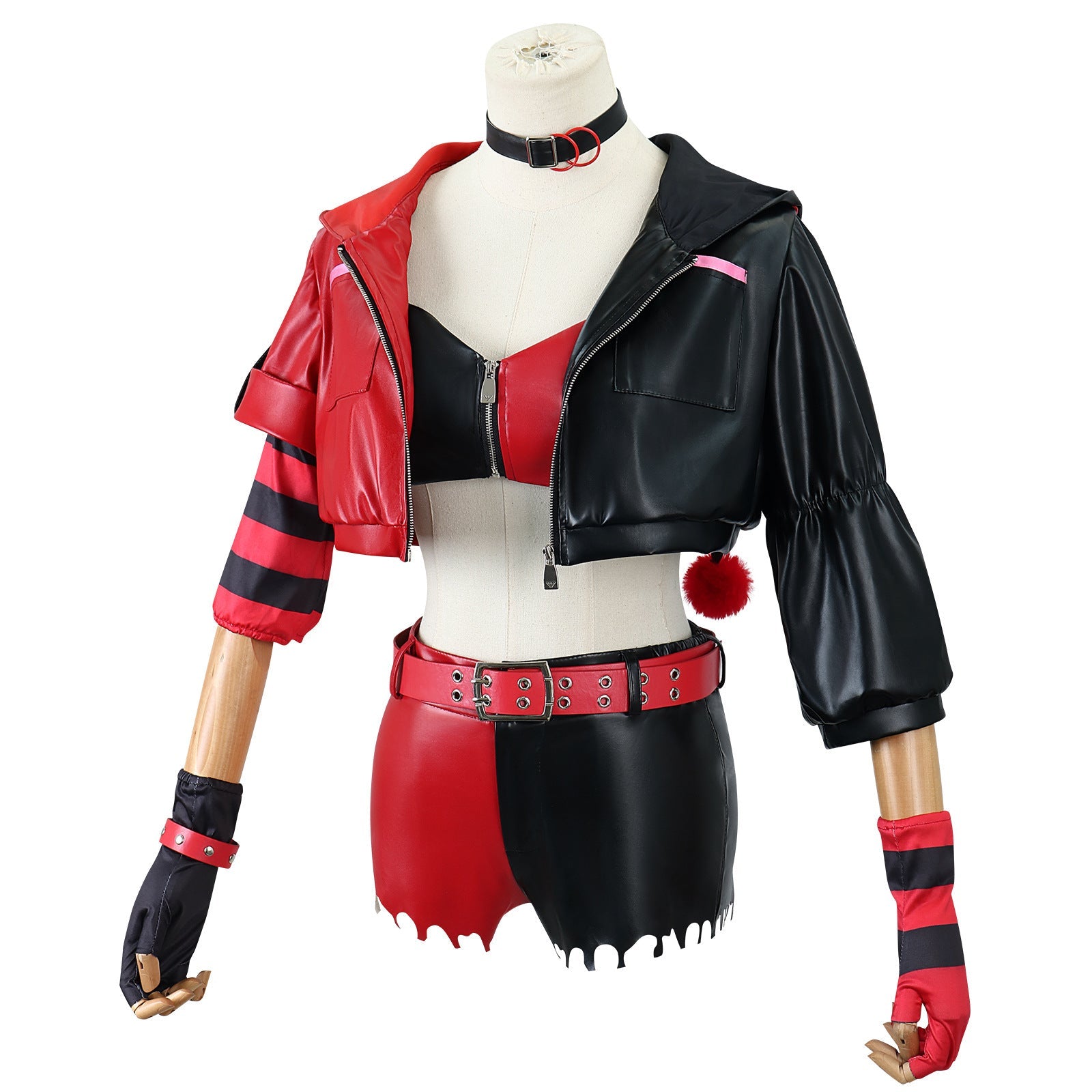 Suicide Squad - Camisa de Beisebol Harley Quinn: Traje de Cosplay e Ropa Casual Inspirado na DC Comics - Estrela Cosplay