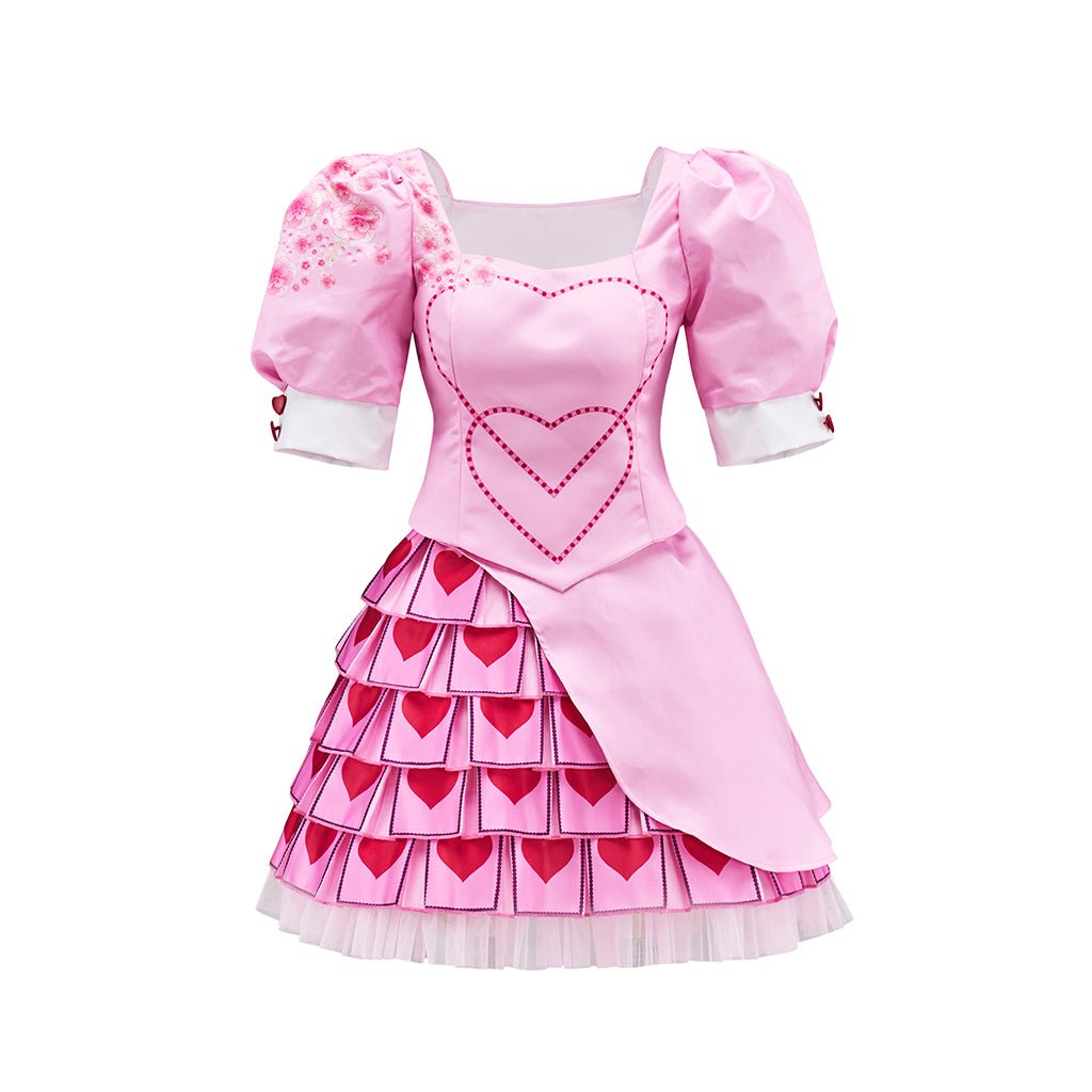 Vestido de Cosplay D-Descendentes 4 Vermelho – Fantasia de Princesa para Halloween e Carnaval - Estrela Cosplay