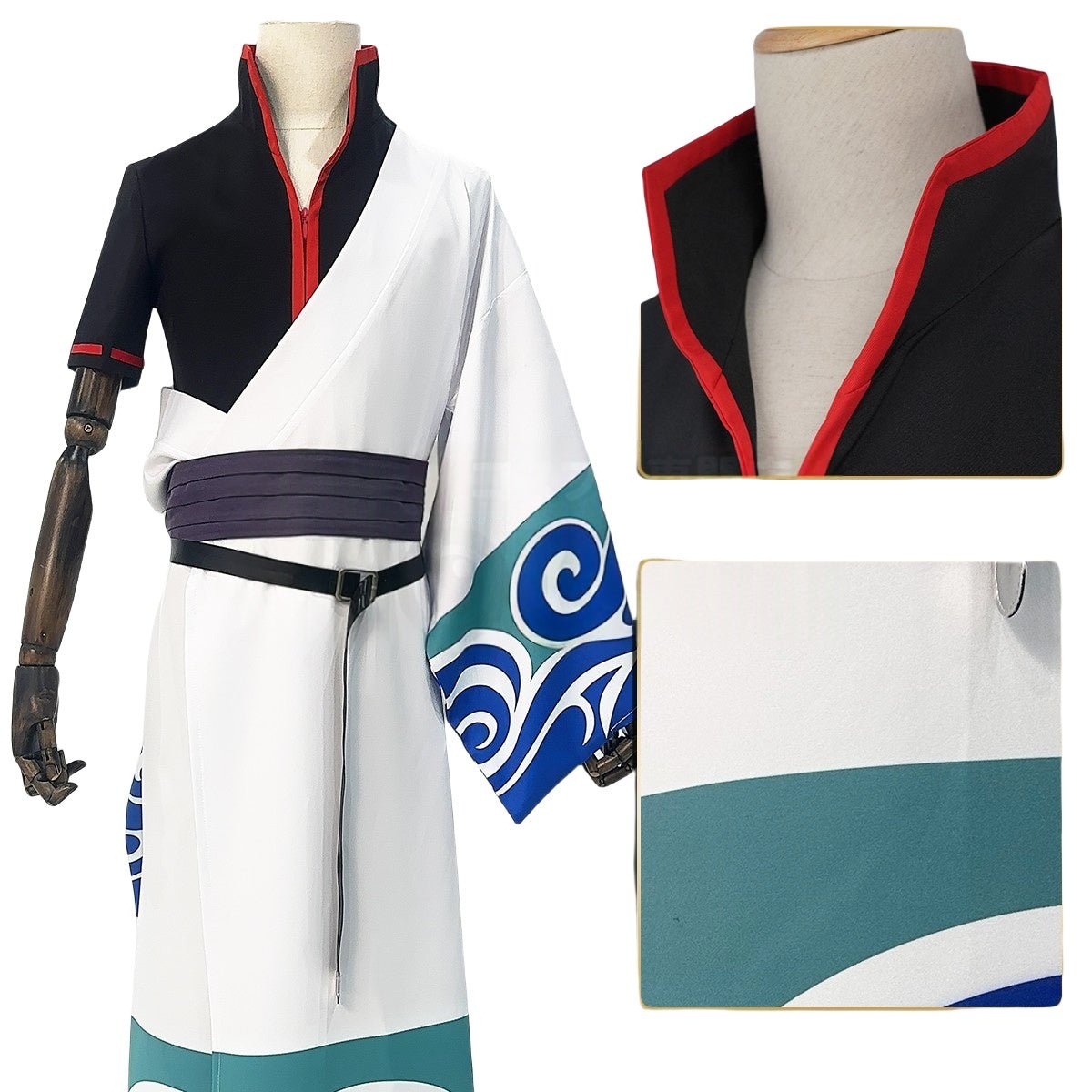 Fantasia Premium Sakata Gintoki Cosplay - Traje de Anime Gintama - Estrela Cosplay