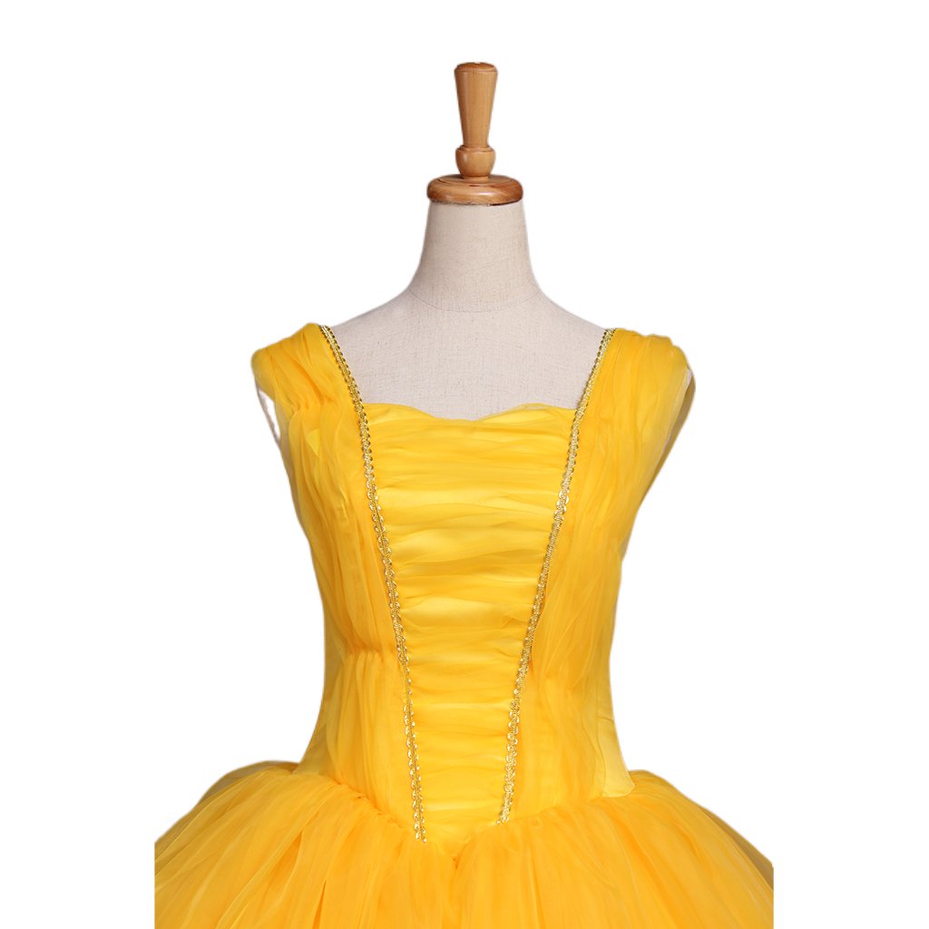 Fantasia Princesa Belle Cosplay | Vestido Adulto Princesa Disney Belle para Halloween e Festas Temáticas - Estrela Cosplay