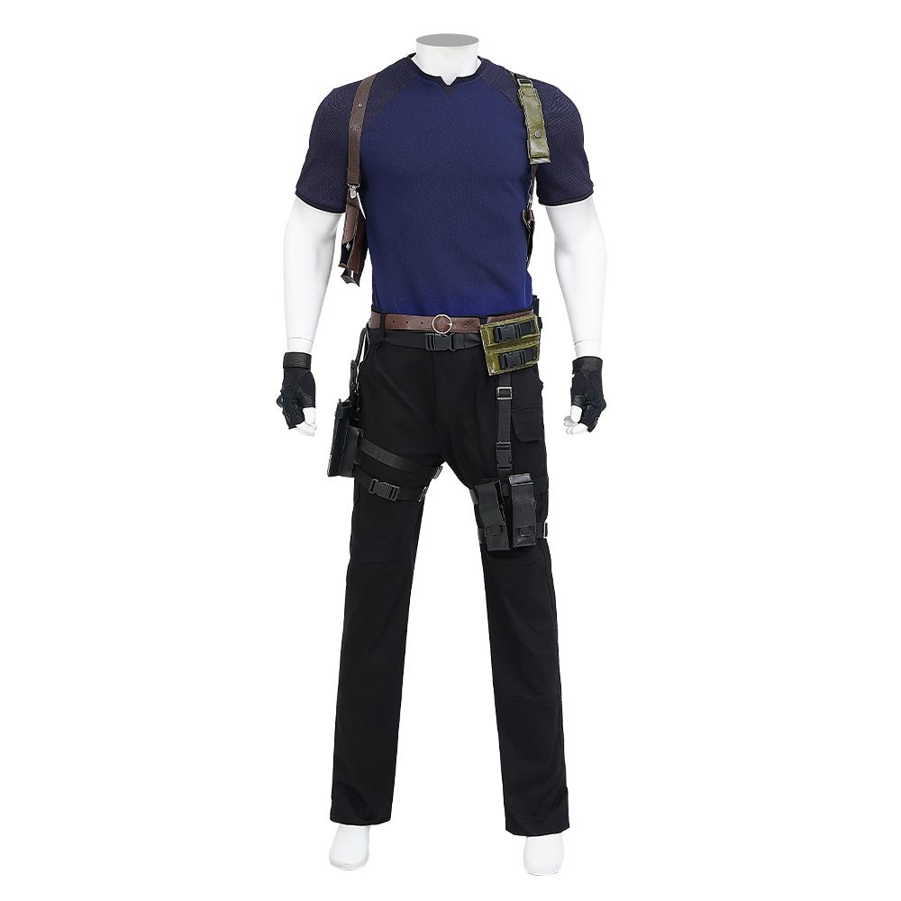 Fantasia de Cosplay Leon S. Kennedy Resident Evil 4 Remake - Traje de Jogo de Alta Qualidade - Estrela Cosplay