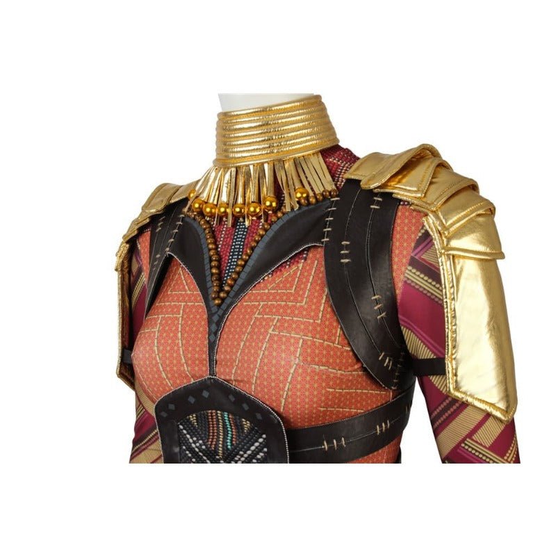 Fantasia de Okoye Cosplay para Mulheres - Outfit de Halloween Wakanda Para Sempre - Estrela Cosplay