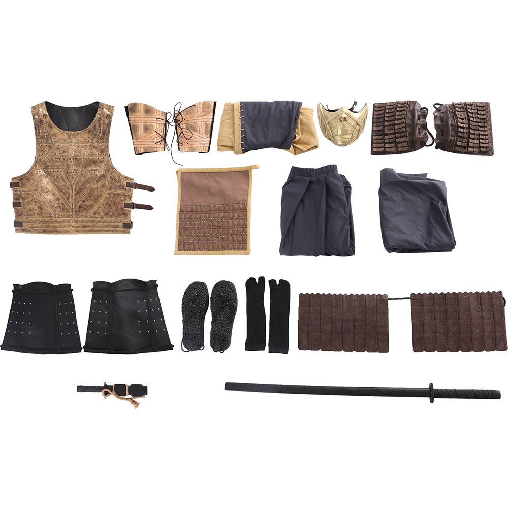 Fantasia Cosplay Hanzo Hasashi Scorpion Mortal Kombat 2021 para Homens - Estrela Cosplay