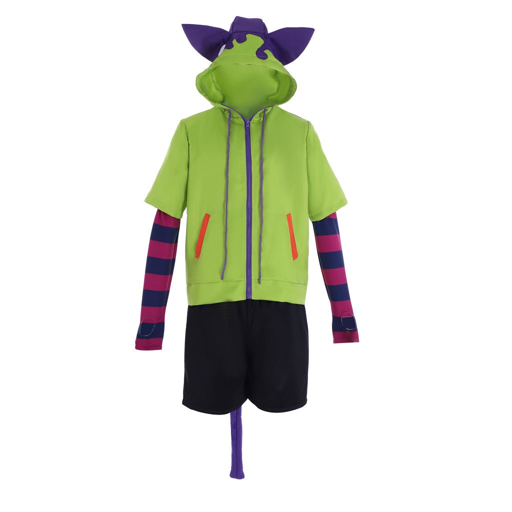 Fantasia de Cosplay Miya Chinen de SK8 the Infinity com Peruca e Casaco com Zíper - Estrela Cosplay