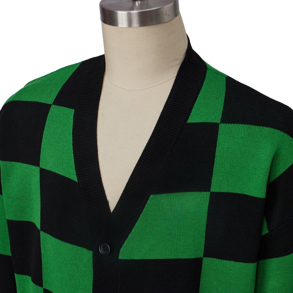 Cardigã de Cosplay Kamado Tanjirou | Suéter Masculino de Demon Slayer | Série Cosplay Estrela do Cosplay - Estrela Cosplay