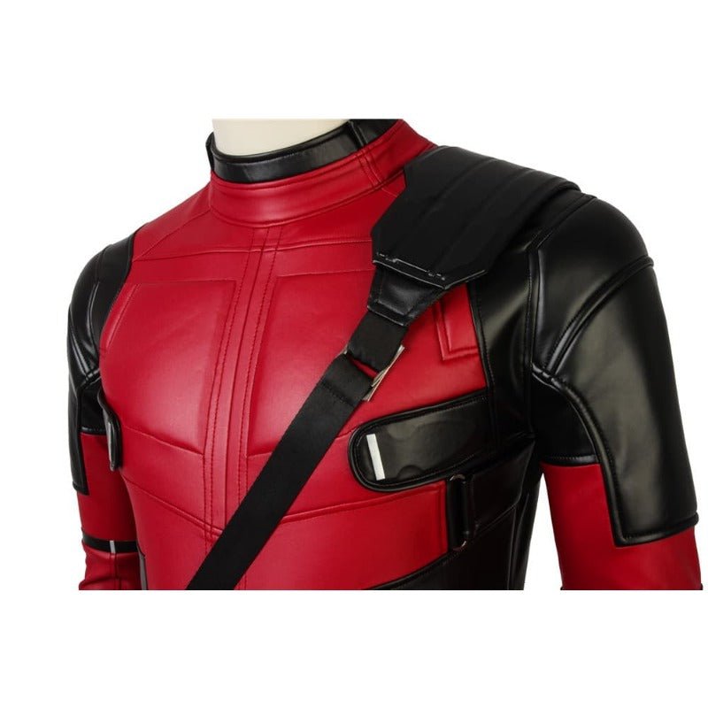 Macaquinho Cosplay Capitão Pool Vermelho - Fantasia para Halloween e Comic-Con - Estrela Cosplay