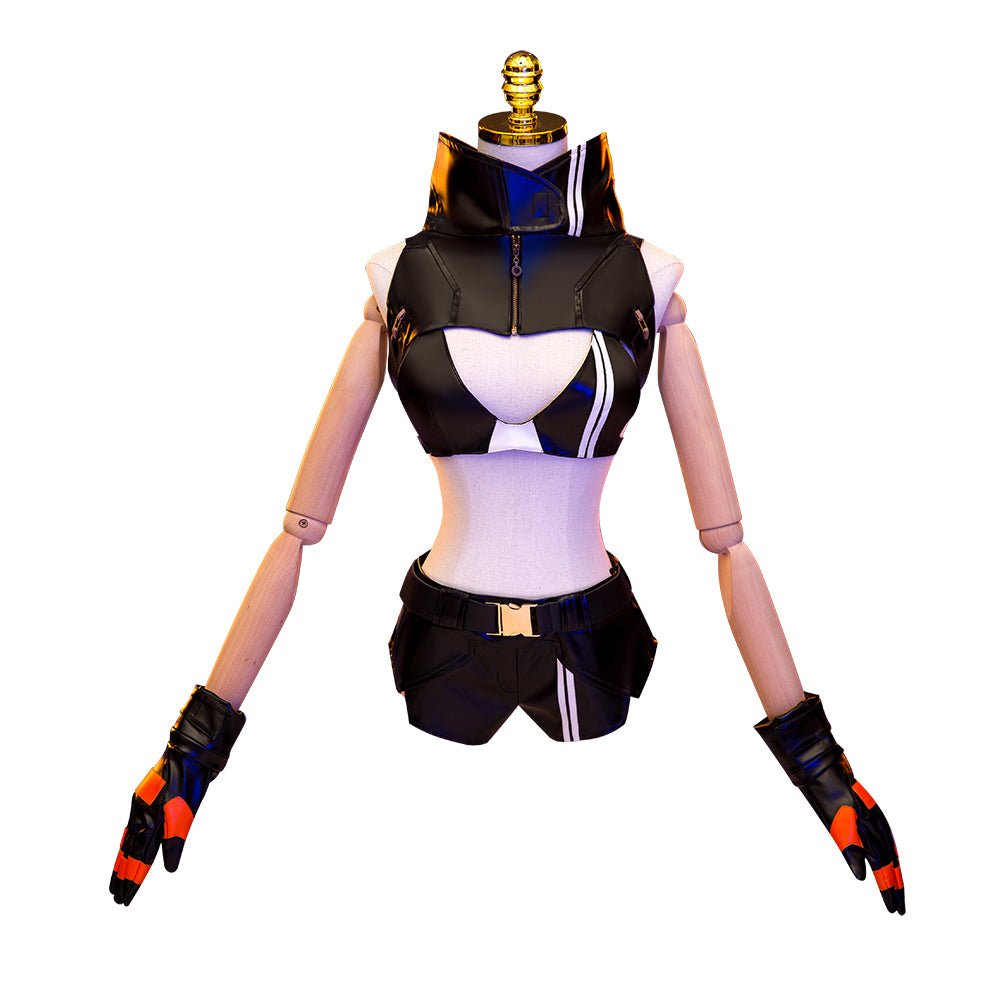 Fantasia de Cosplay de Black Rock Shooter para Mulheres - Conjunto Completo para Festa de Halloween - Estrela Cosplay