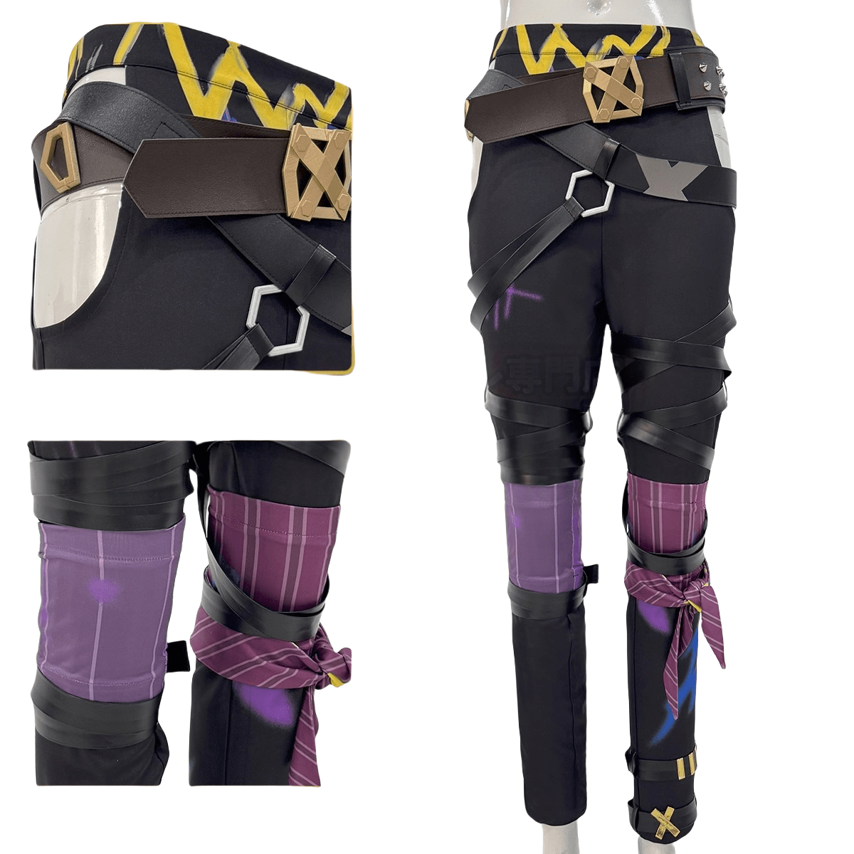 Fantasia de Jinx de League of Legends Arcane - Alta Qualidade - Estrela Cosplay