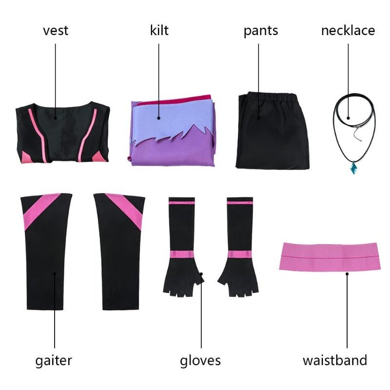 Fantasia de Cosplay Re:Zero Garfiel Tinsel para Halloween e Carnaval Personalizada - Estrela Cosplay