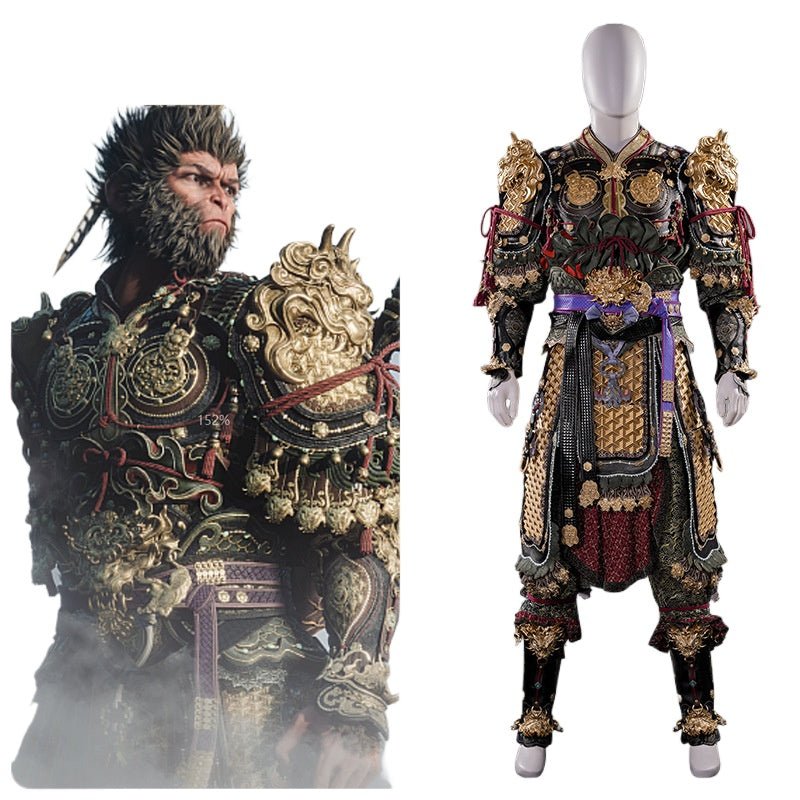 Fantasia de Black Myth Wukong para Homens | Traje de Qitian Dasheng Destiny Man - Estrela Cosplay