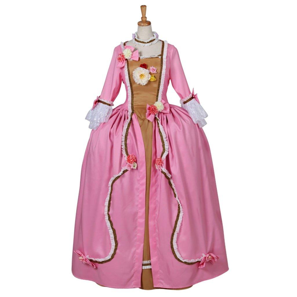 Vestido Gótico Rococó Bailarina Rosa Feminino | Traje Princesa Vitoriana, Renascença, Colonial - Estrela Cosplay