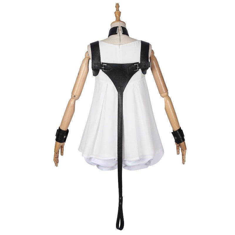 Fantasia de Cosplay Menina Branca NieR Reincarnation para Halloween e Eventos C00435 - Estrela Cosplay