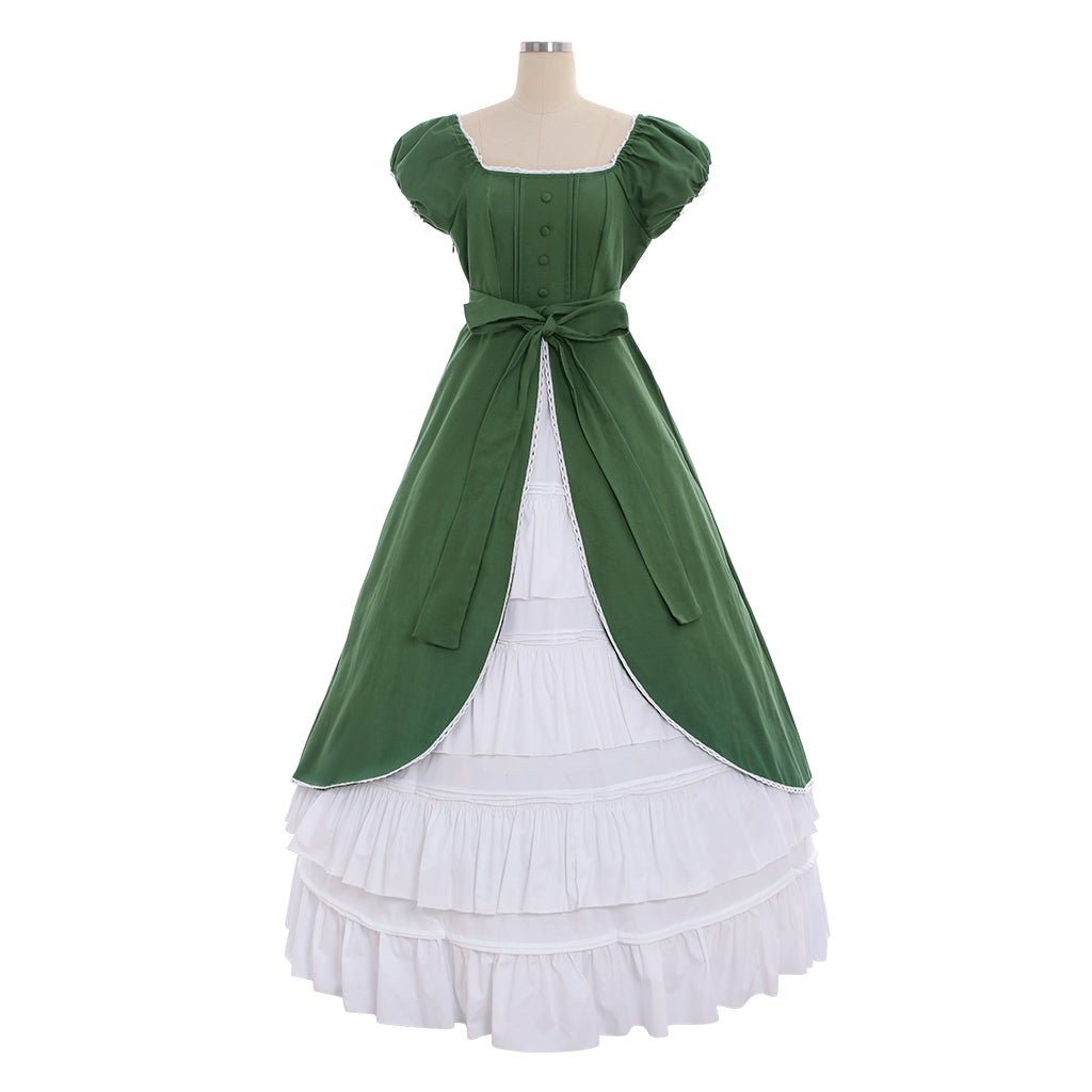 Vestido Vitoriano para Mulheres Vestido de Festa Longo Vestido de Baile Rococo Masquerade para Mulheres - Estrela Cosplay