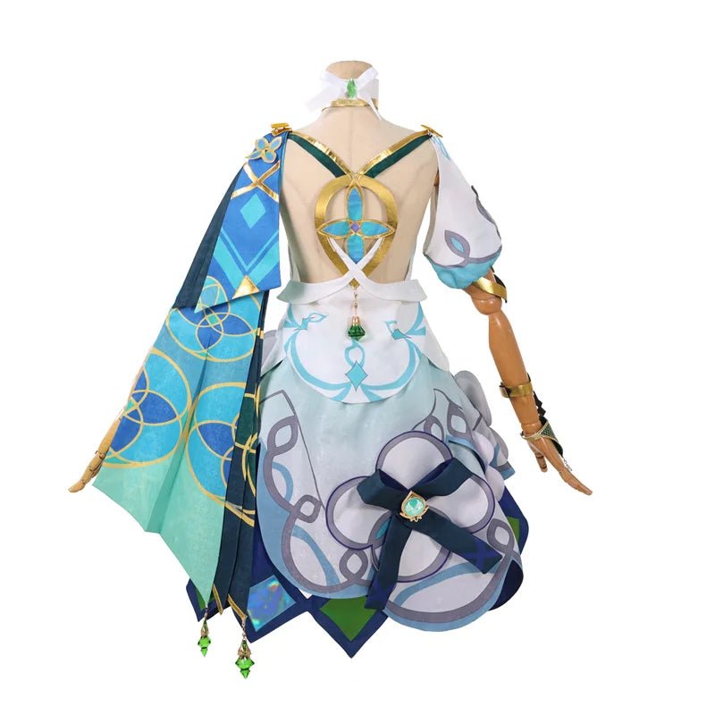 Fantasia de Cosplay Faruzan de Genshin Impact - Traje Feminino Completo com Capa para Halloween - Estrela Cosplay