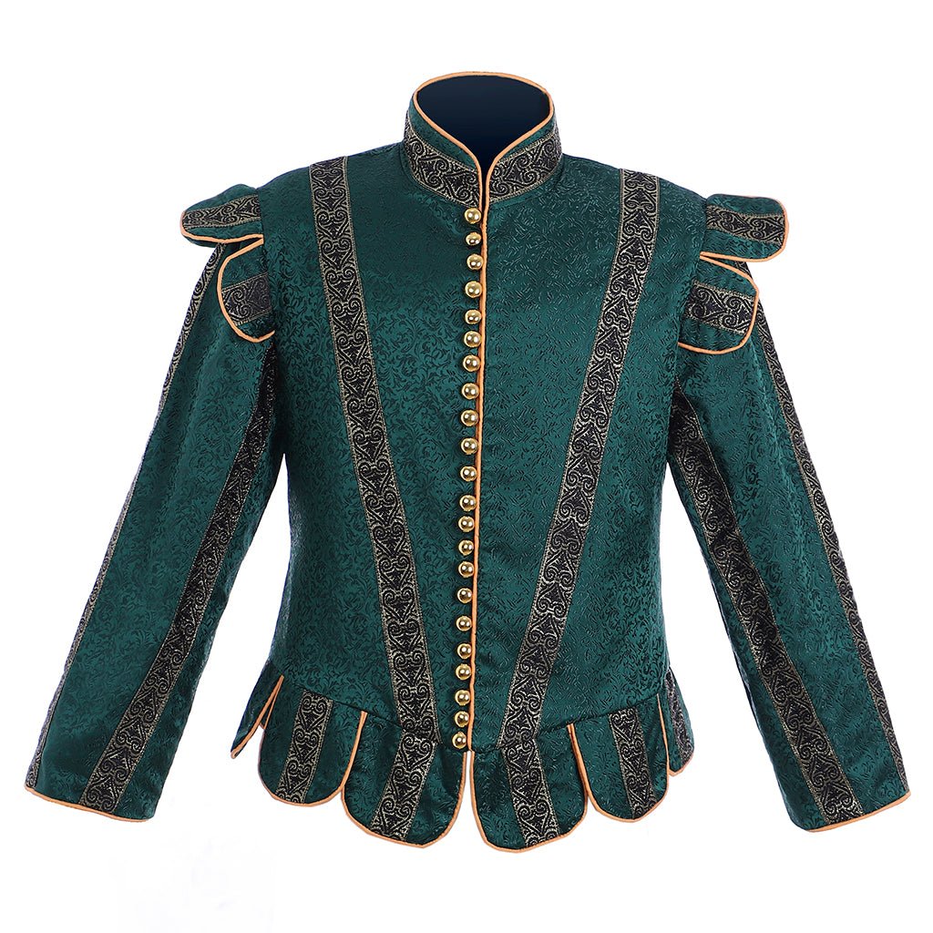 Fantasia de Henry Tudor - Doublet e Jerkin Renascentista | Nobre Medieval | Estrela do Cosplay - Estrela Cosplay
