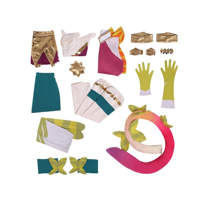 Fantasia de Cosplay Guardian Neeko Edição Prestígio para Mulheres - League of Legends - Estrela Cosplay