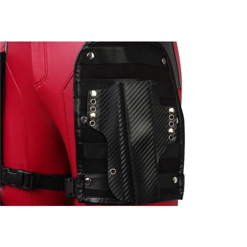 Macaquinho Cosplay Capitão Pool Vermelho - Fantasia para Halloween e Comic-Con - Estrela Cosplay