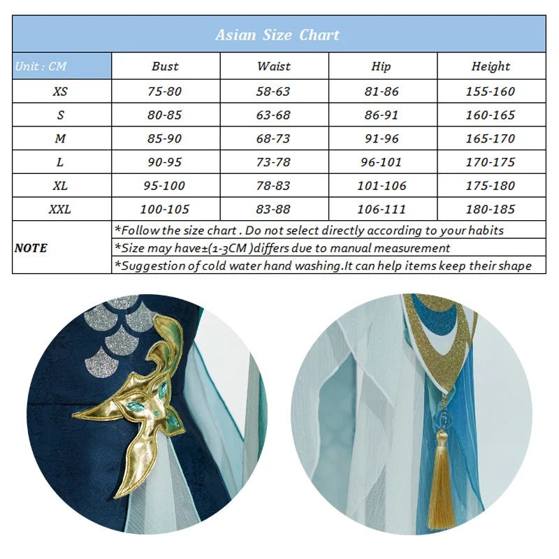 Fantasia Madame Ping de Genshin Impact - Vestido Feminino para Cosplay - Estrela Cosplay