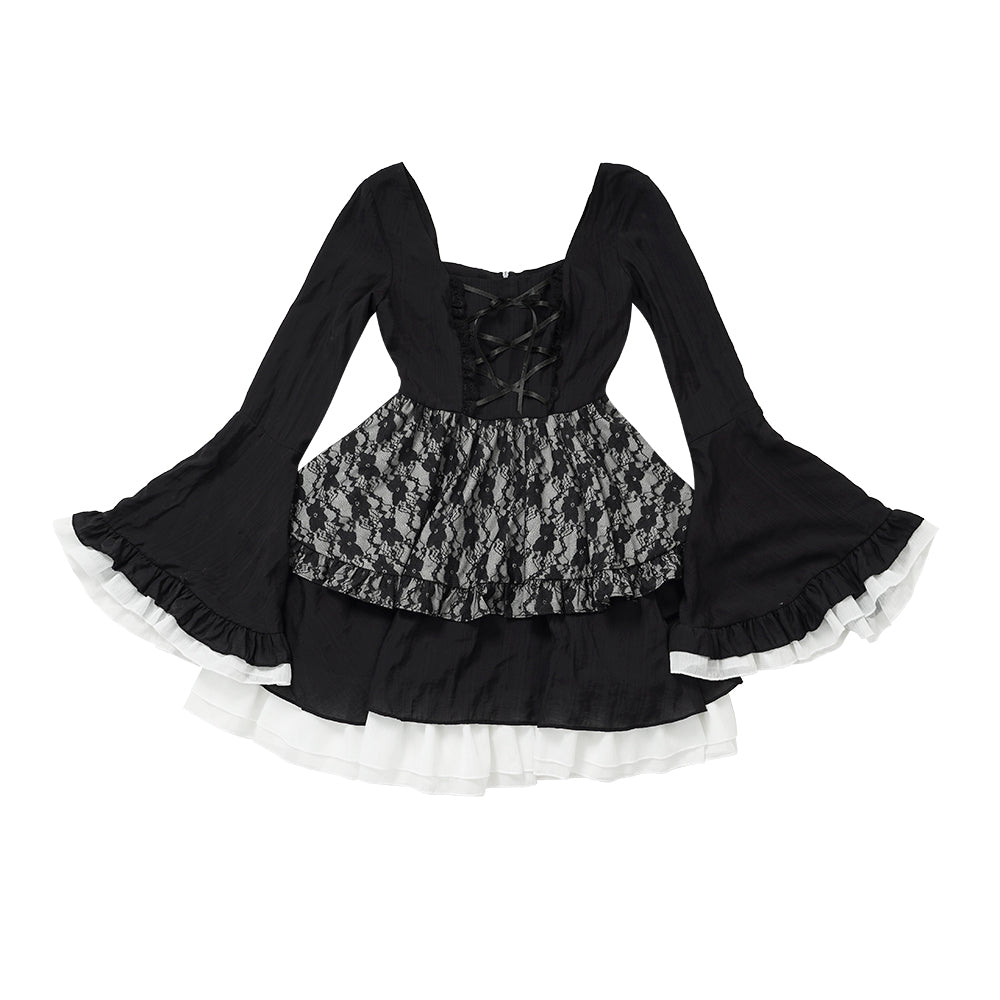 Fantasia de Shizuku Kuroe Cosplay - Traje de Anime Gótico para Mulheres de My Dress-Up Darling - Estrela Cosplay