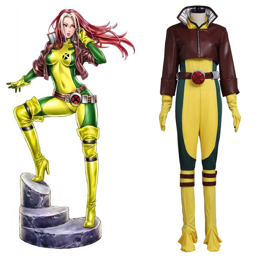 Fantasia X 97 Super Vilão Cosplay Roupa Sobretudo Macacão para Mulheres - Estrela Cosplay