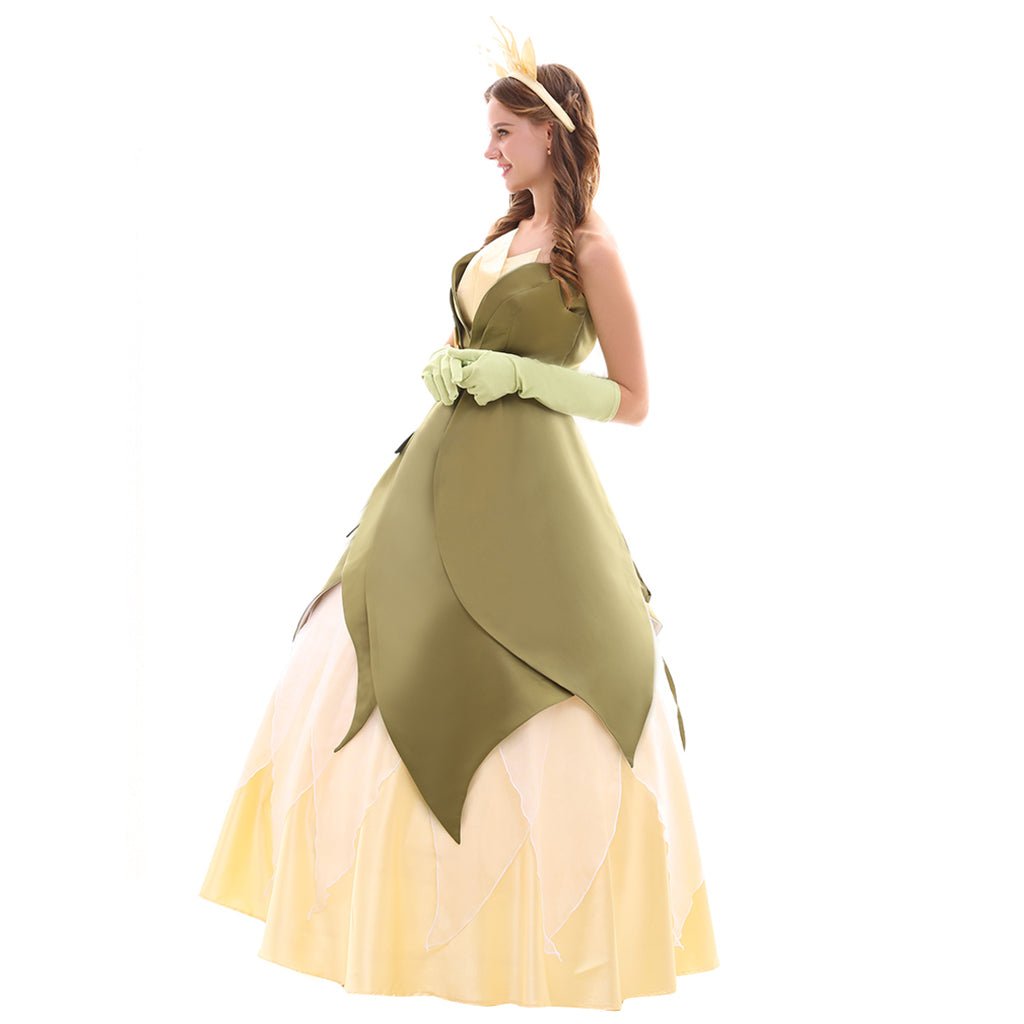Fantasia Princesa Tiana Série Cosplay | Vestidos Elegantes para Cosplay, Festas e Halloween - Estrela Cosplay